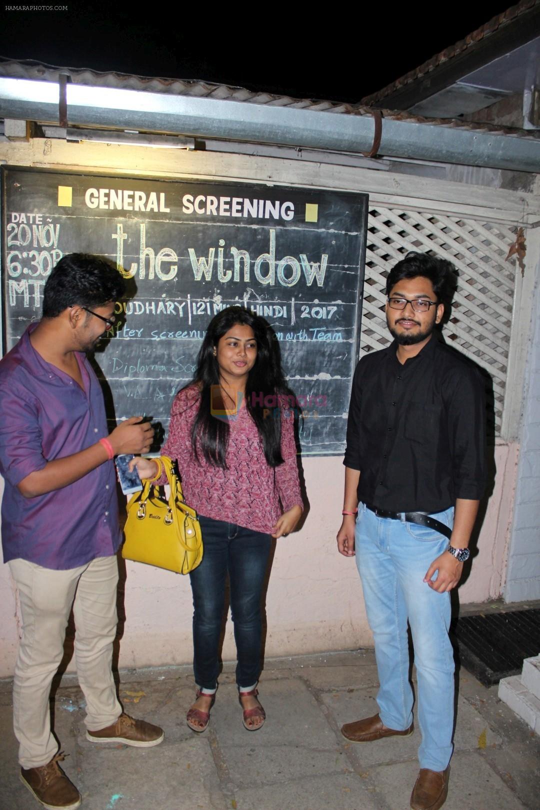 at the Special Screening Of FIlm THE WINDOW For FTII in Pune on 22nd Nov 2017