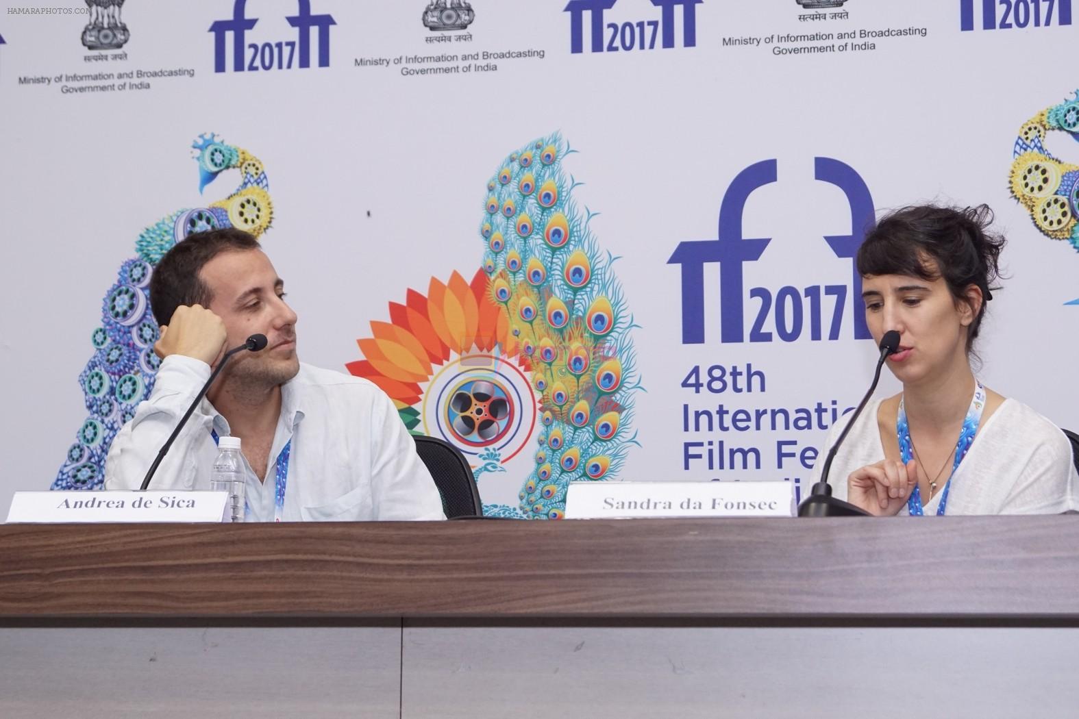 at CINEMA OF THE WORLD  PRESS CONFERENCE in IFFI 2017 on 26th Nov 2017