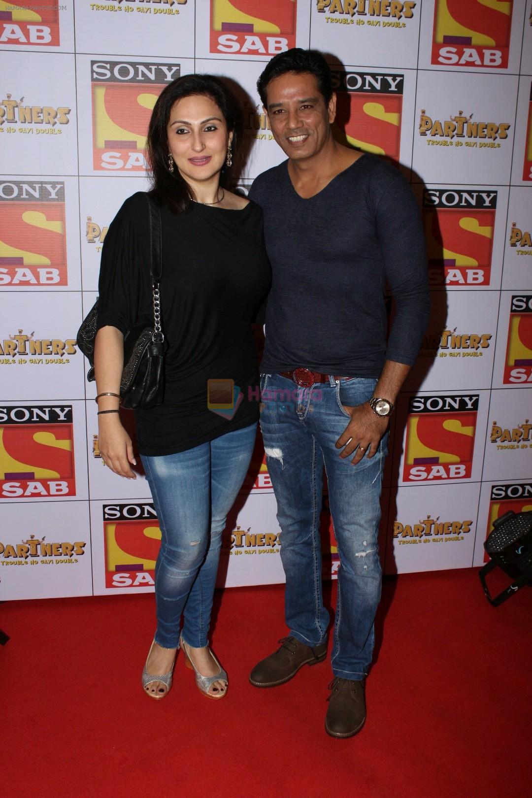 Anup Soni, Juhi Babbar at the Red Carpet Of SAB TV New Show PARTNERS on 28th Nov 2017
