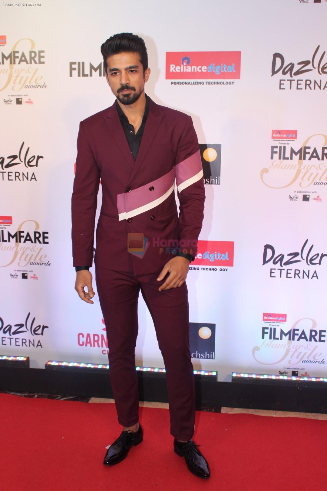 Saqib Saleem at the Red Carpet Of Filmfare Glamour & Style Awards on 1st Dec 2017