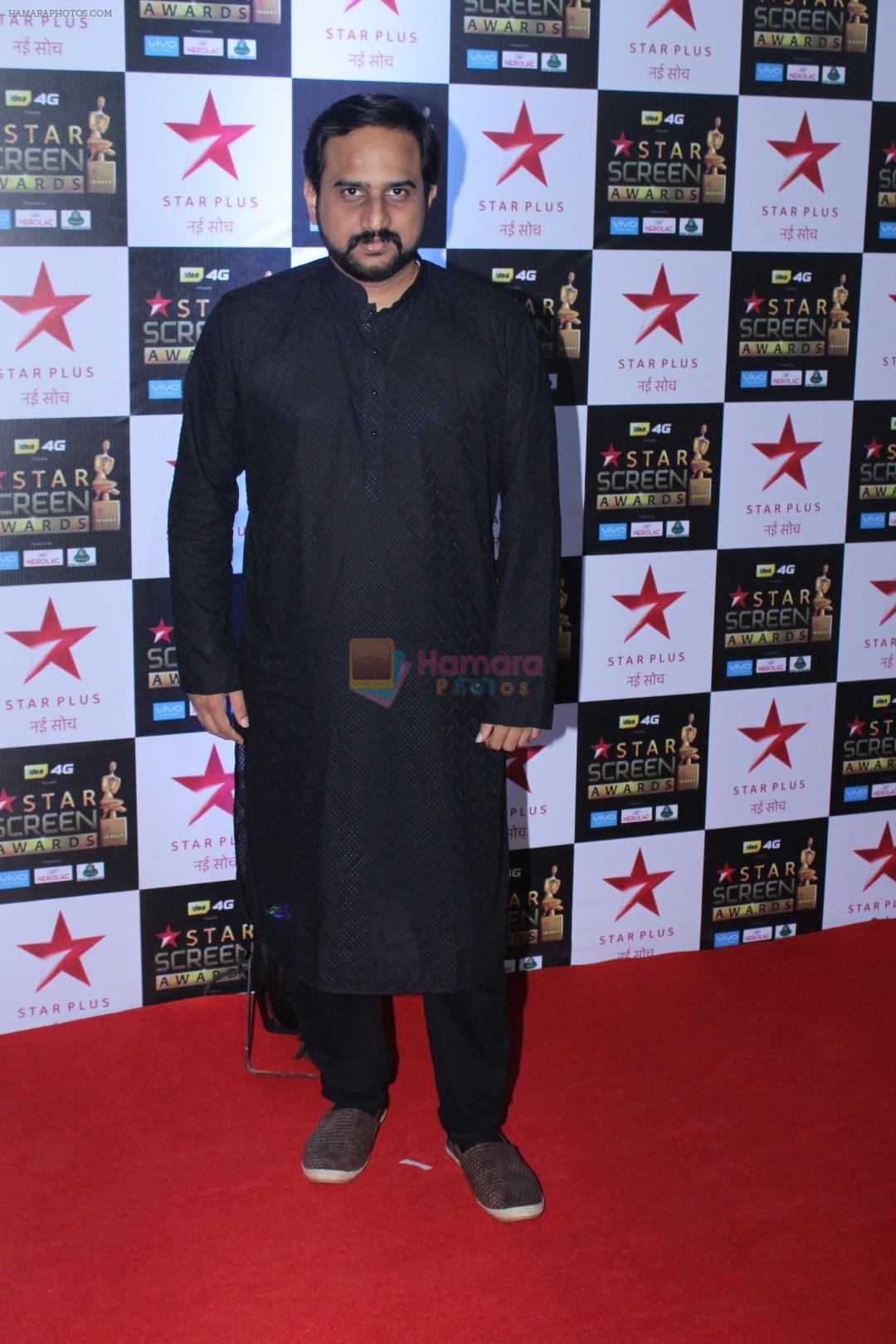 at the Red Carpet of Star Screen Awards in Mumbai on 3rd Dec 2017