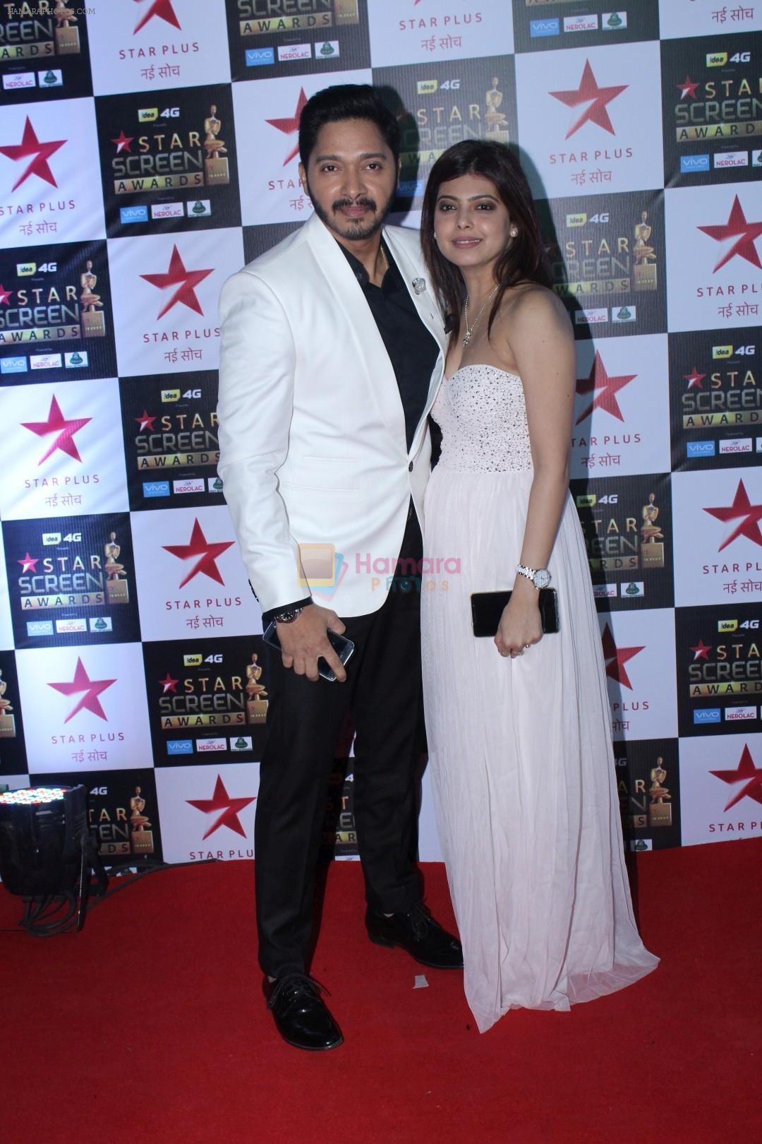 Shreyas Talpade at the Red Carpet of Star Screen Awards in Mumbai on 3rd Dec 2017