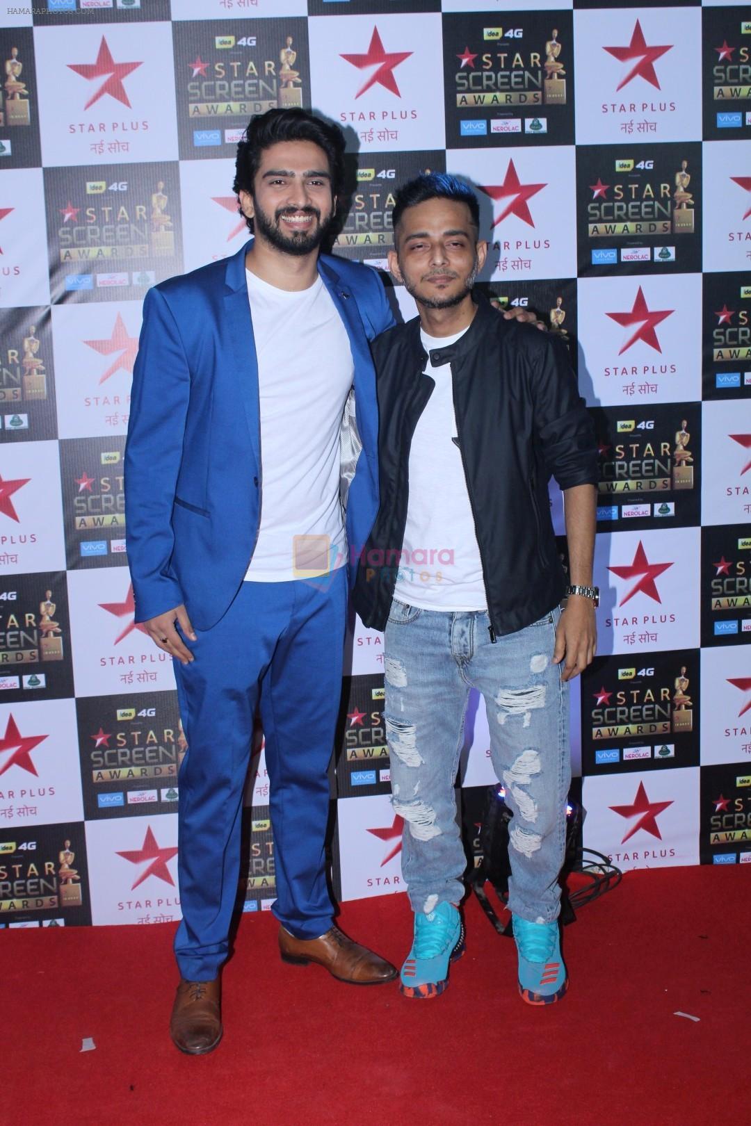 Amaal Malik at the Red Carpet of Star Screen Awards in Mumbai on 3rd Dec 2017