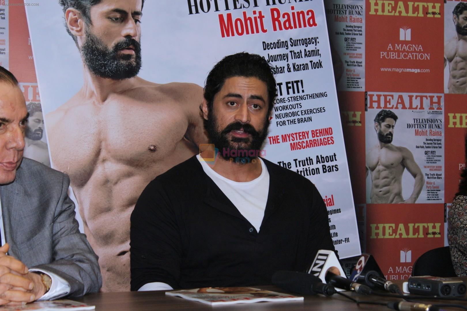 Mohit Raina On Cover Page Of Health & Nutrition Magazine on 8th Dec 2017
