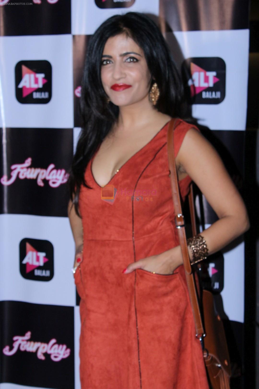 Shibani Kashyap at the Celebration Of Pre Launch Of The Altbalaji's Next Web Show Four Play on 11th Dec 2017