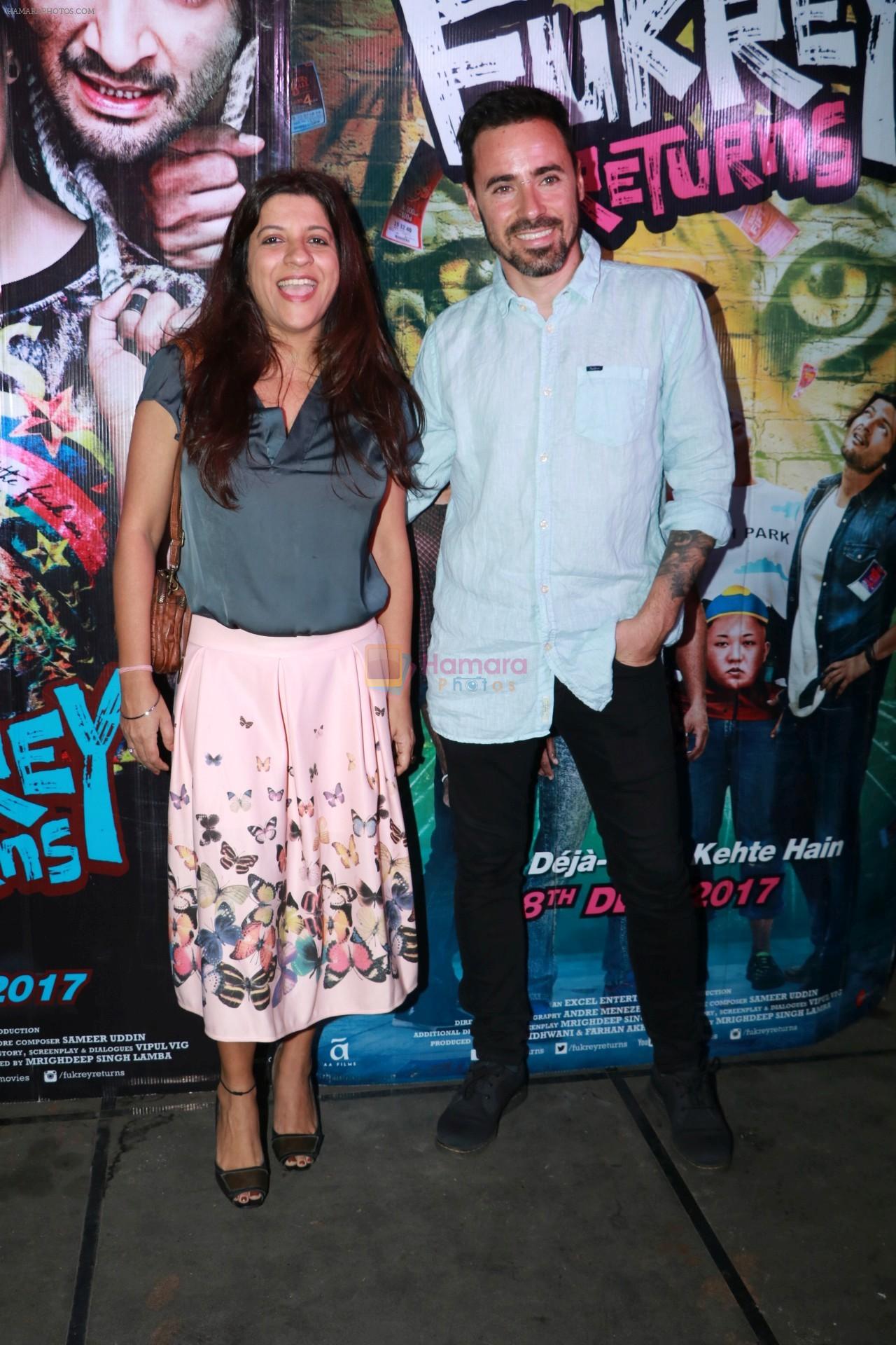 Zoya Akhtar Celebrate The Success Of The Film Fukrey Returns on 11th Dec 2017