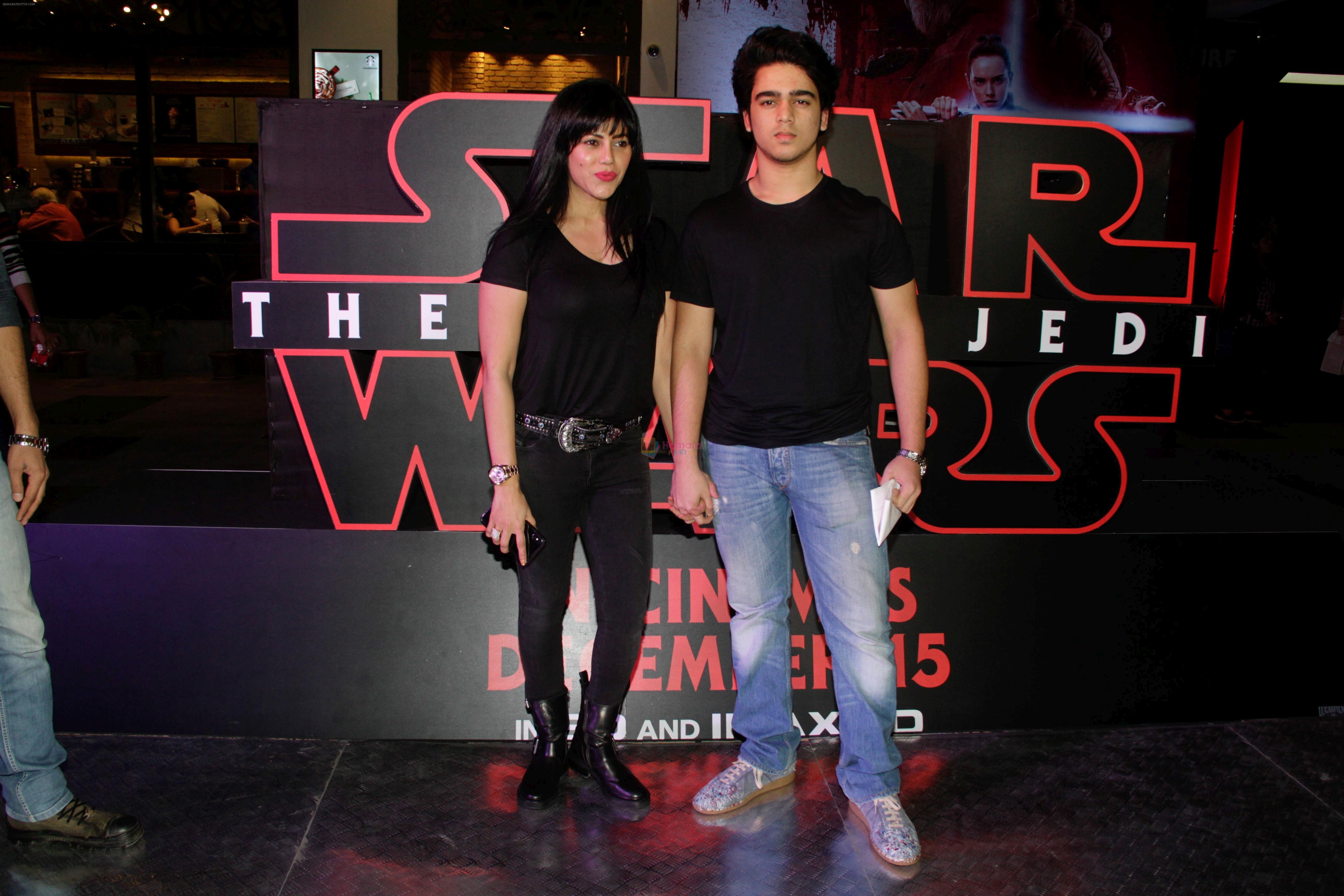 at the Red Carpet Premiere Of 2017's Most Awaited Hollywood Film Disney Star War on 13th Dec 2017