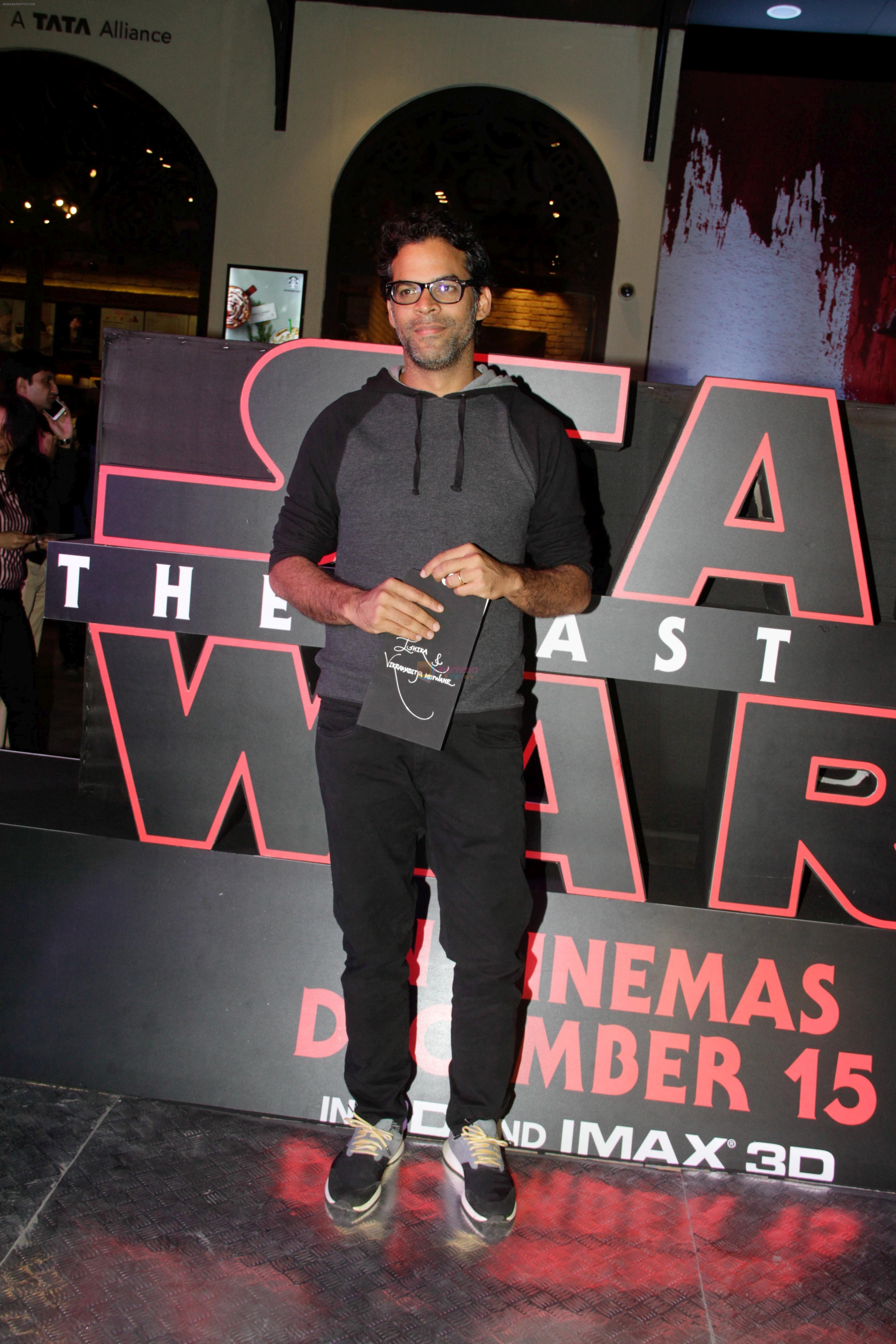 Vikramaditya Motwane at the Red Carpet Premiere Of 2017's Most Awaited Hollywood Film Disney Star War on 13th Dec 2017