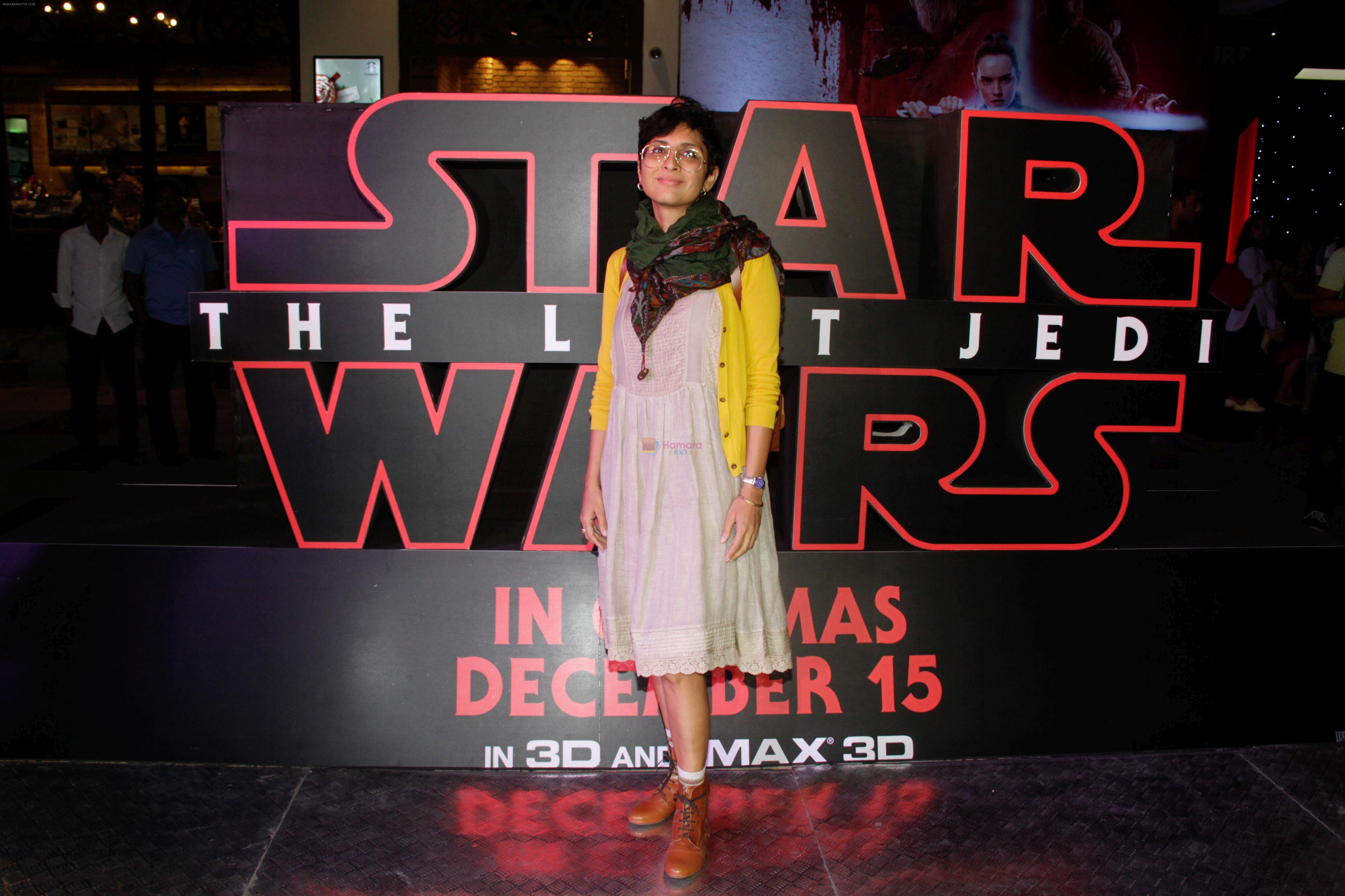 Kiran Rao at the Red Carpet Premiere Of 2017's Most Awaited Hollywood Film Disney Star War on 13th Dec 2017