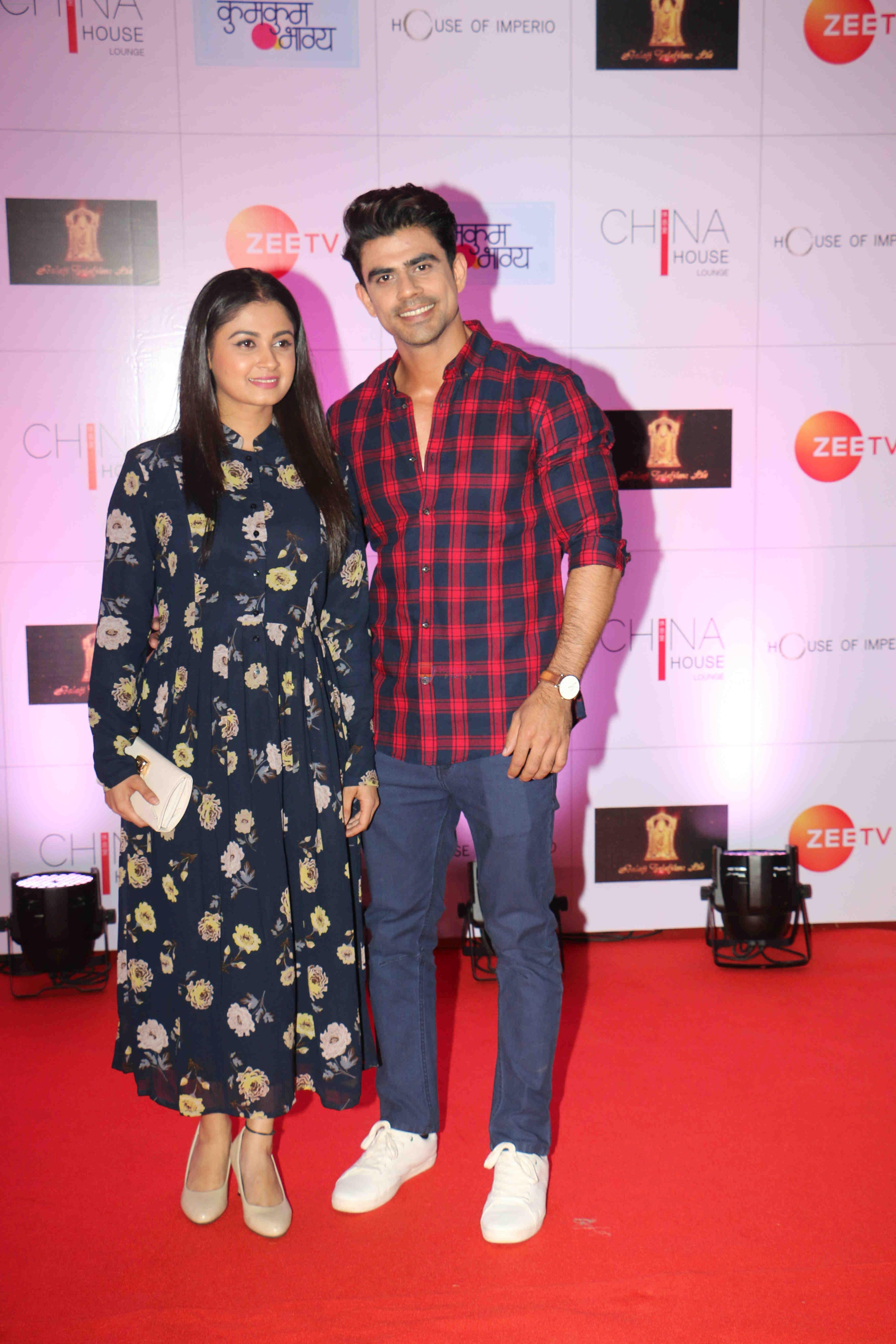 at the Celebration party of Kumkum Bhagya's 1000n Episodes hosted by Ekta Kapoor on 17th Dec 2017