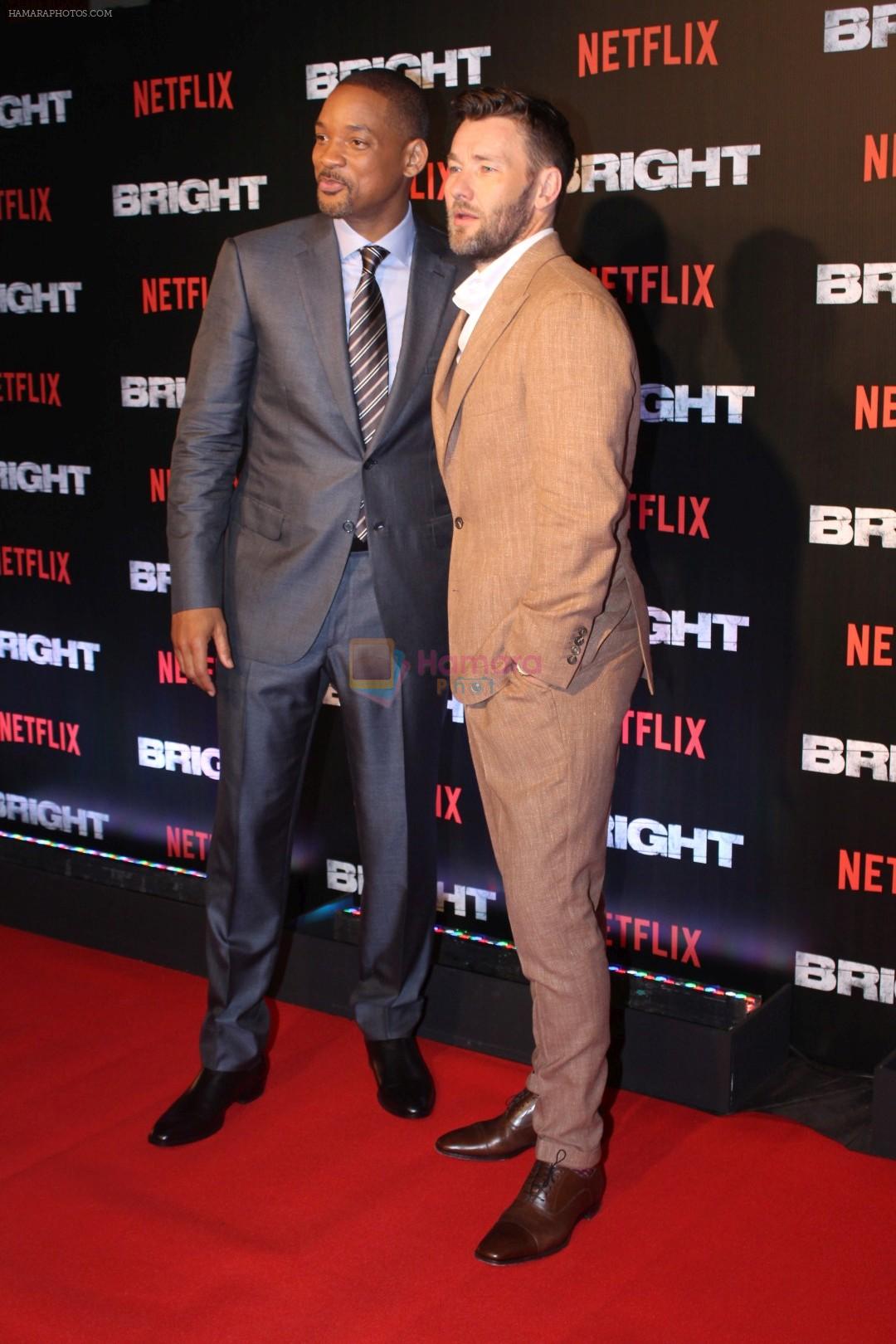 Joel Edgerton, Will Smith At the Red Carpet Of Netflix Original Bright on 18th Dec 2017