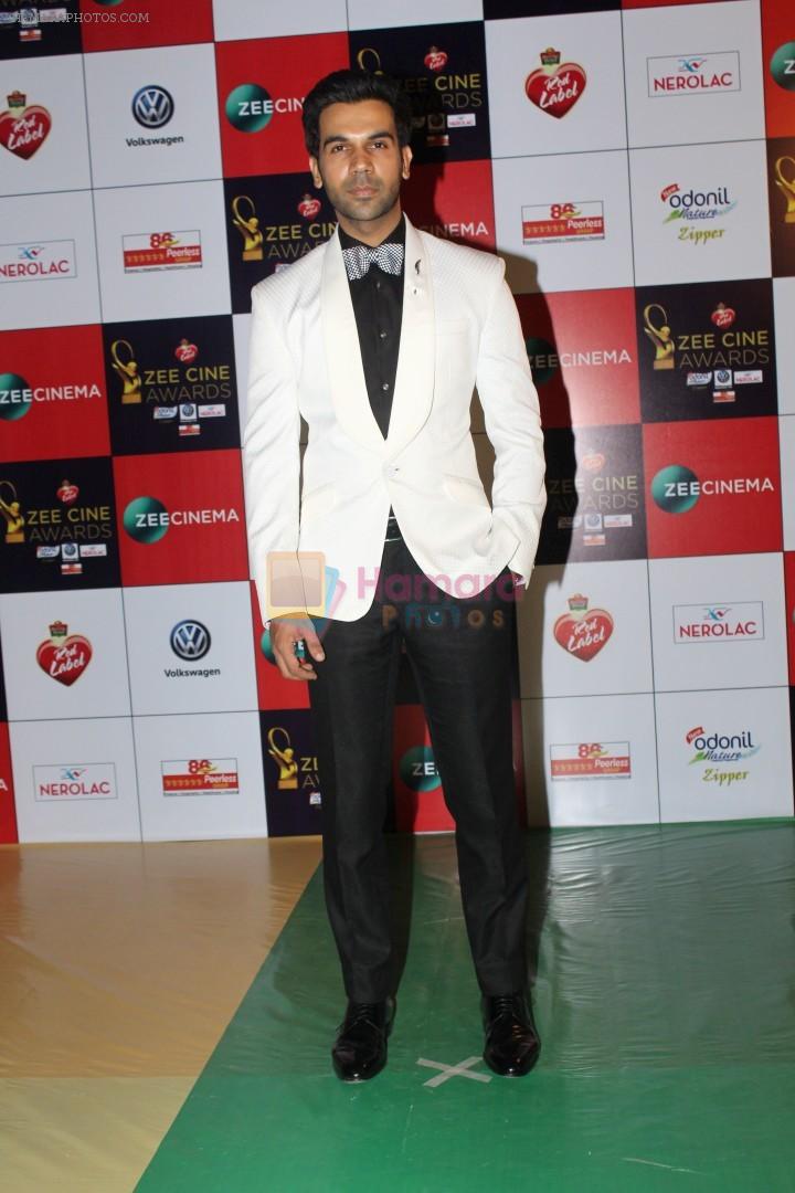 Rajkummar Rao at the Red Carpet Event Of Zee Cine Awards 2018 on 19th Dec 2017