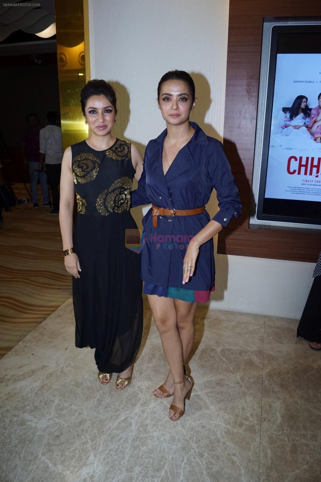Surveen Chawla, Tisca Chopra at the Screening Of Hindi Short Flim Chhuri on 19th Dec 2017
