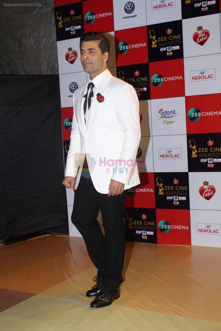 Karan Johar at the Red Carpet Event Of Zee Cine Awards 2018 on 19th Dec 2017