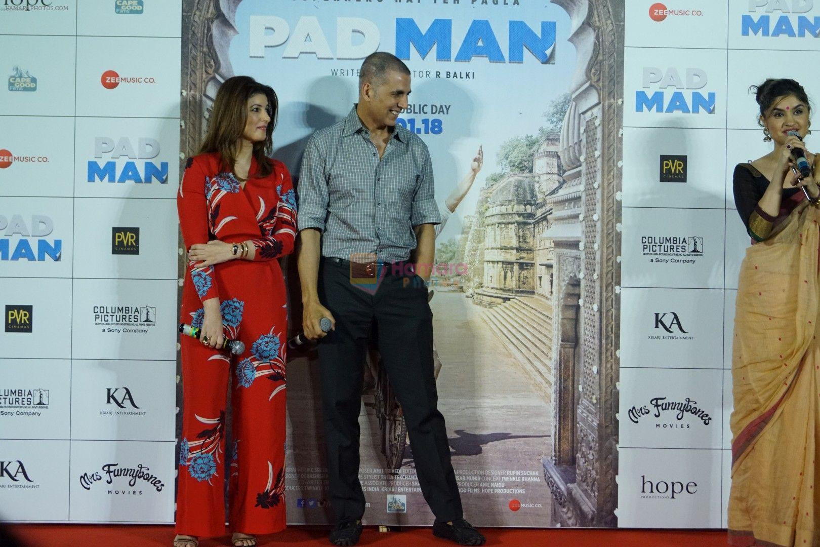 Akshay Kumar,Twinkle Khanna At Song Launch Of Film Padman on 20th Dec 2017