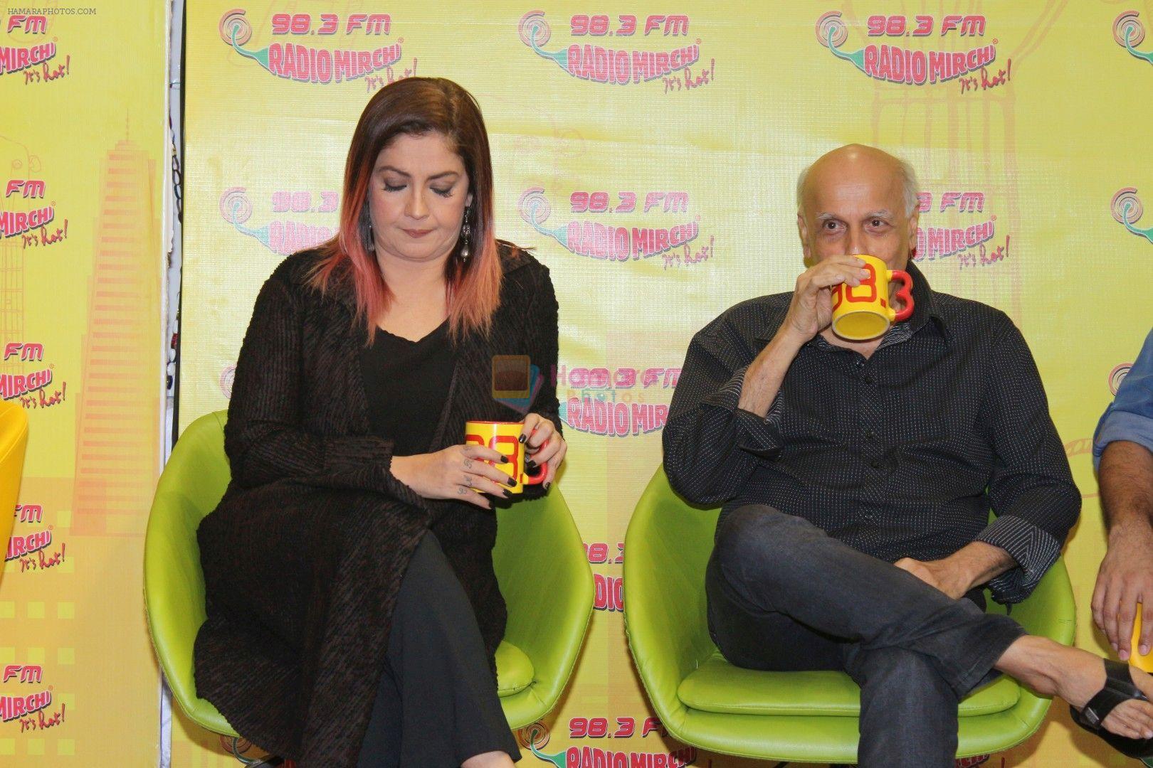 Mahesh Bhatt, Pooja Bhatt at an interview for Their New Radio Show Bhatt Naturally on 20th Dec 2017