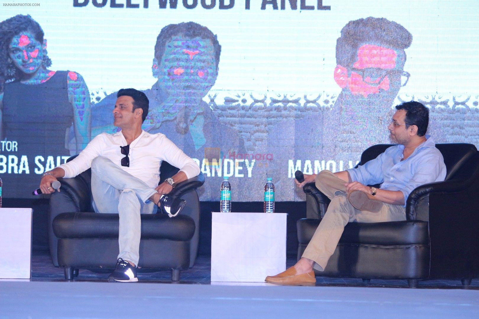 Manoj Bajpayee, Neeraj Pandey at a Panel Discussion on 23rd Dec 2017