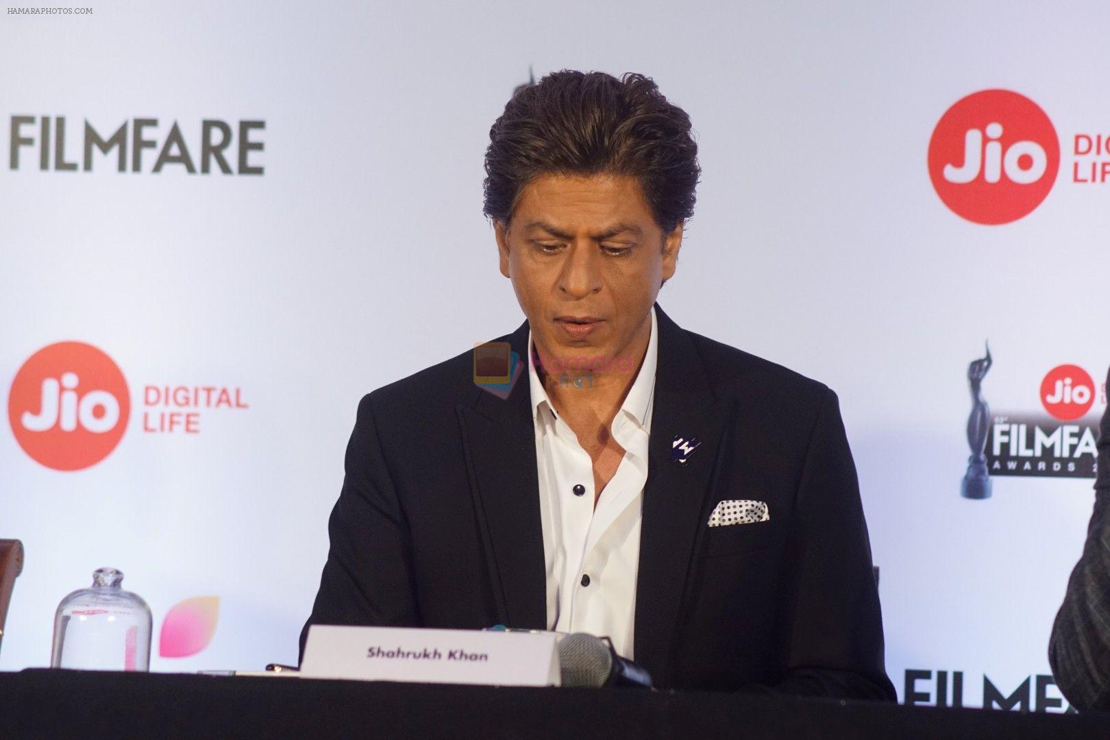 Shah Rukh Khan at 63rd Jio Filmfare Awards 2018 Press Conference on 26th Dec 2017