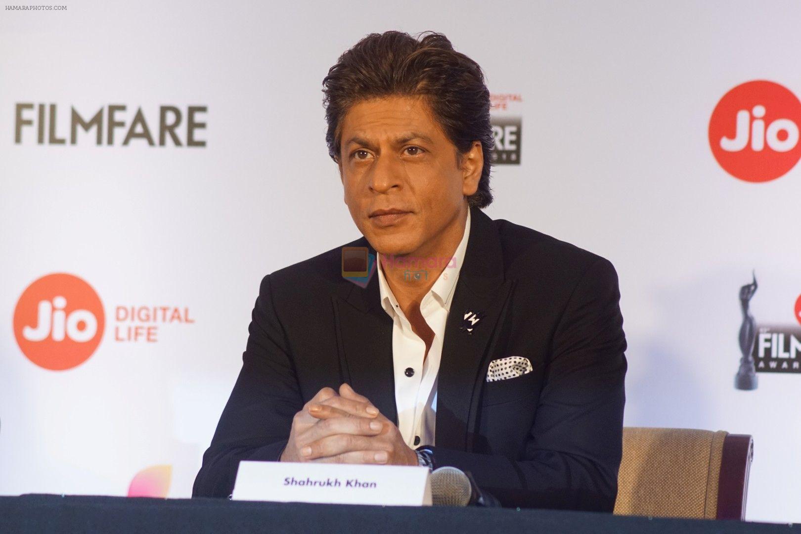 Shah Rukh Khan at 63rd Jio Filmfare Awards 2018 Press Conference on 26th Dec 2017