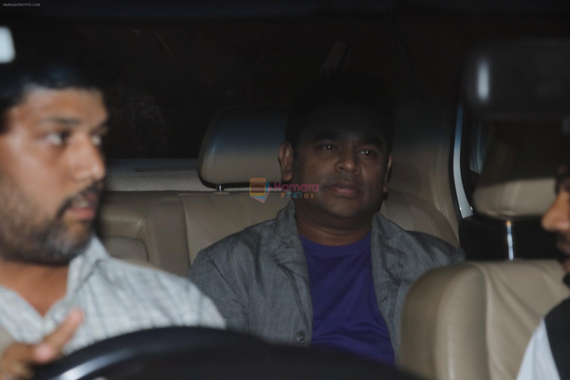 A. R. Rahman Spotted At Airport on 5th Jan 2018