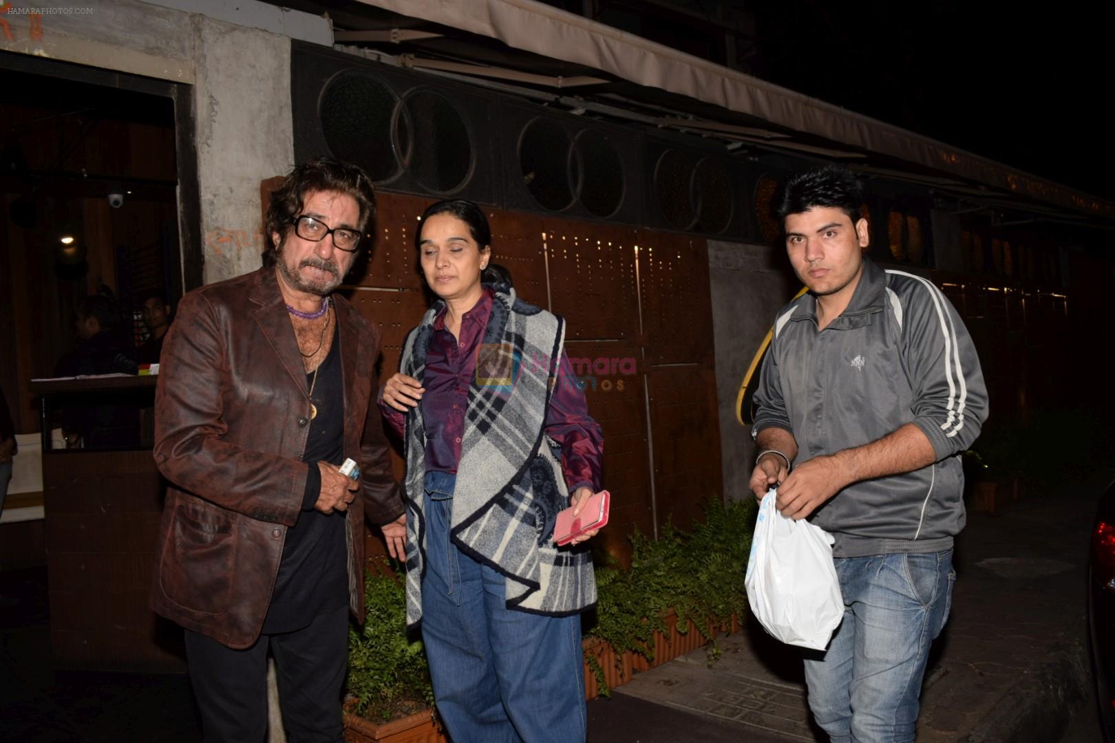 Shakti Kapoor & His Wife Shivangi Kolhapure Spotted At Juhu on 7th Jan 2018