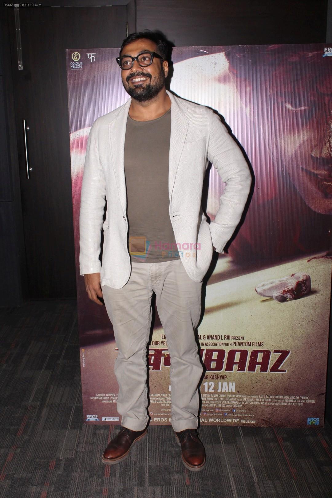 Anurag Kashyap at the promotion of Mukkabaaz Movie on 7th Jan 2018