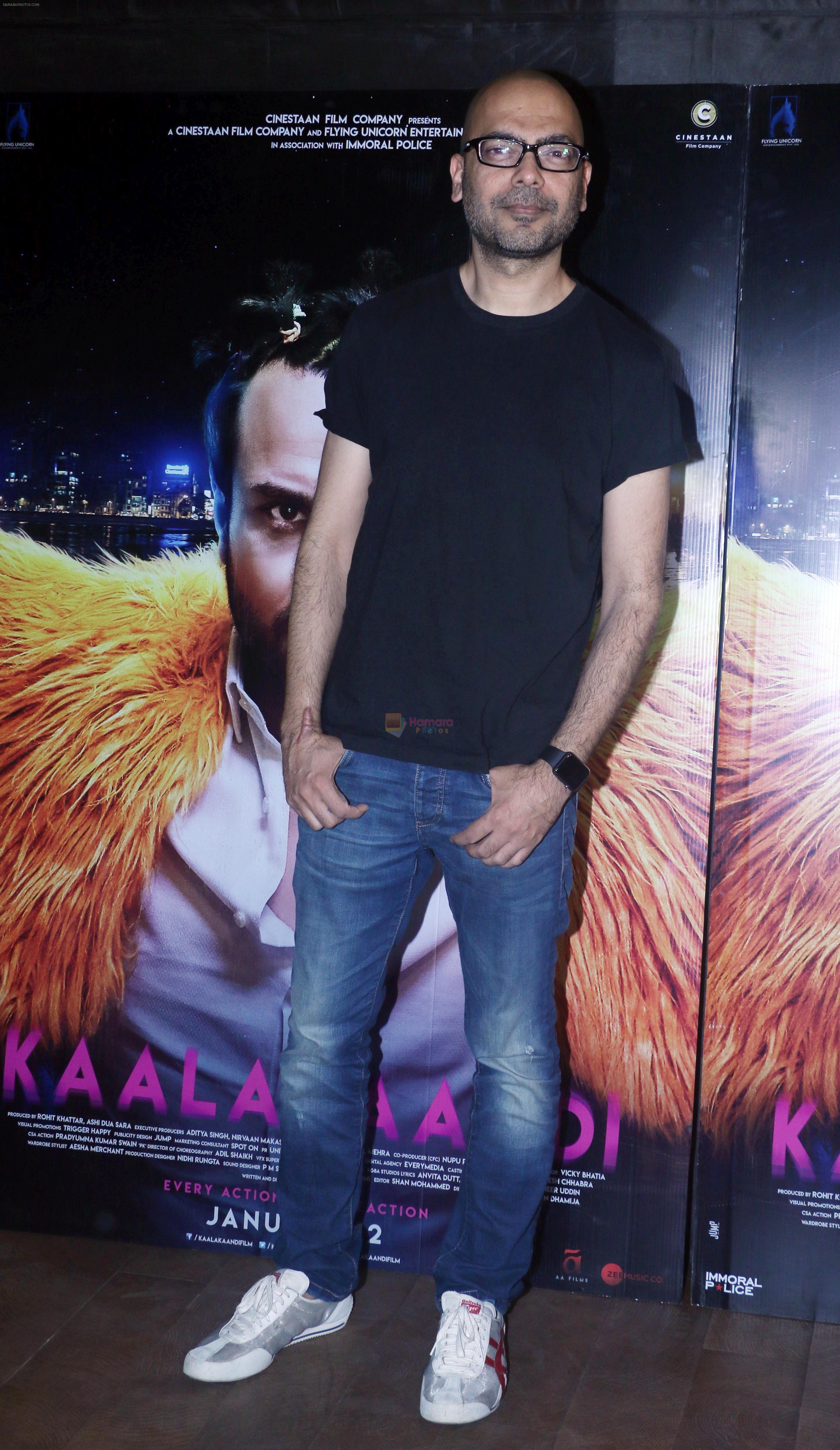 Akshat Verma at the Special Screening Of Film Kaalakaandi on 9th Jan 2018