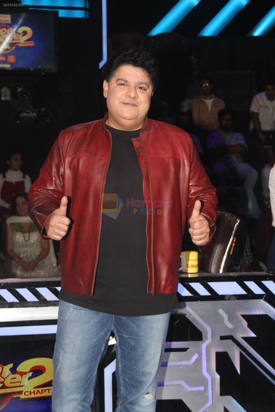 Sajid Khan at Super Dancer Show On Location on 22nd Jan 2018