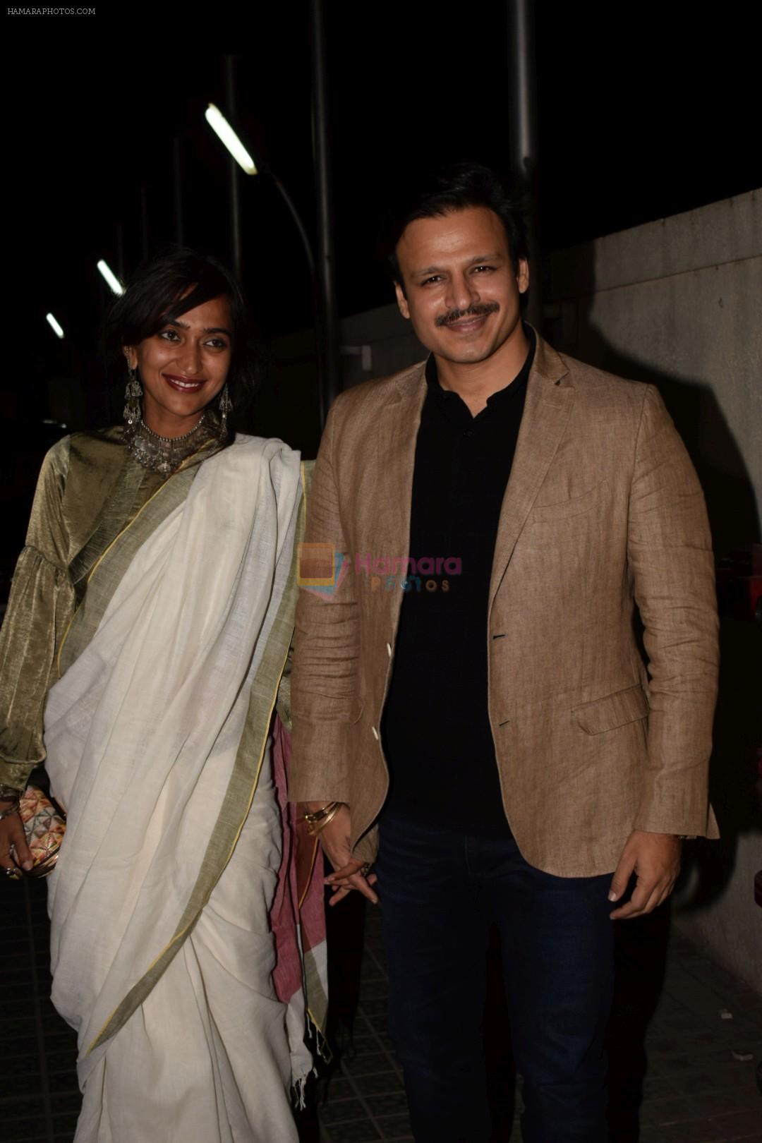 Vivek Oberoi, Priyanka Alva at the Special Screening Of Padmaavat At Pvr Juhu on 24th Jan 2018