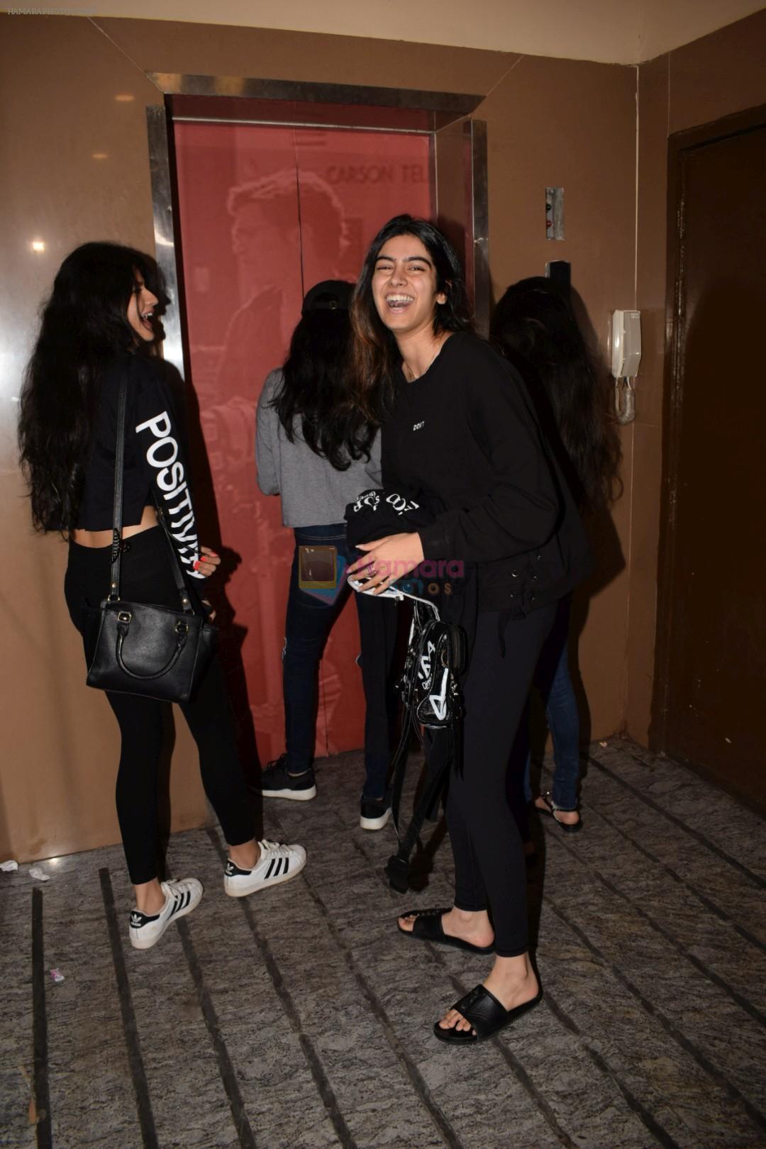 Khushi Kapoor at the Special Screening Of Padmaavat At Pvr Juhu on 24th Jan 2018