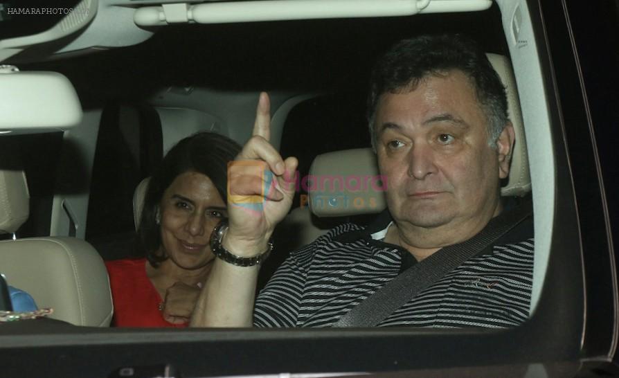 Rishi Kapoor at the Special Screening Of Film Padmaavat on 25th Jan 2018