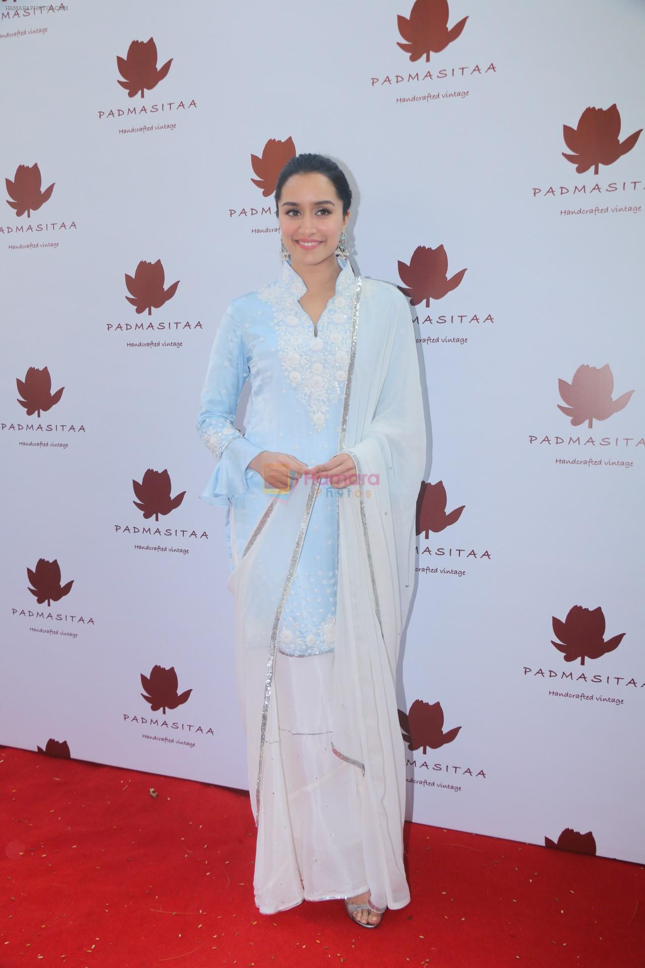 Shraddha Kapoor at the Special Event Of Padmasitaa,A Clothing Line Of Padmini Kolhapure And Sita Talwalkar in Riviera Garden on 25th Jan 2018