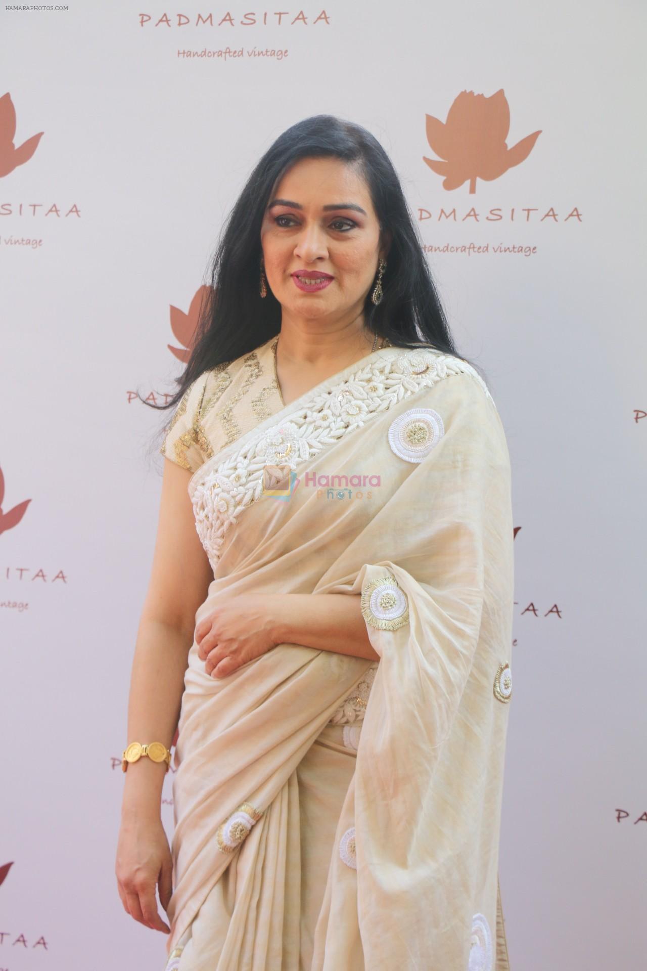 Padmini Kolhapure at the Special Event Of Padmasitaa,A Clothing Line Of Padmini Kolhapure And Sita Talwalkar in Riviera Garden on 25th Jan 2018