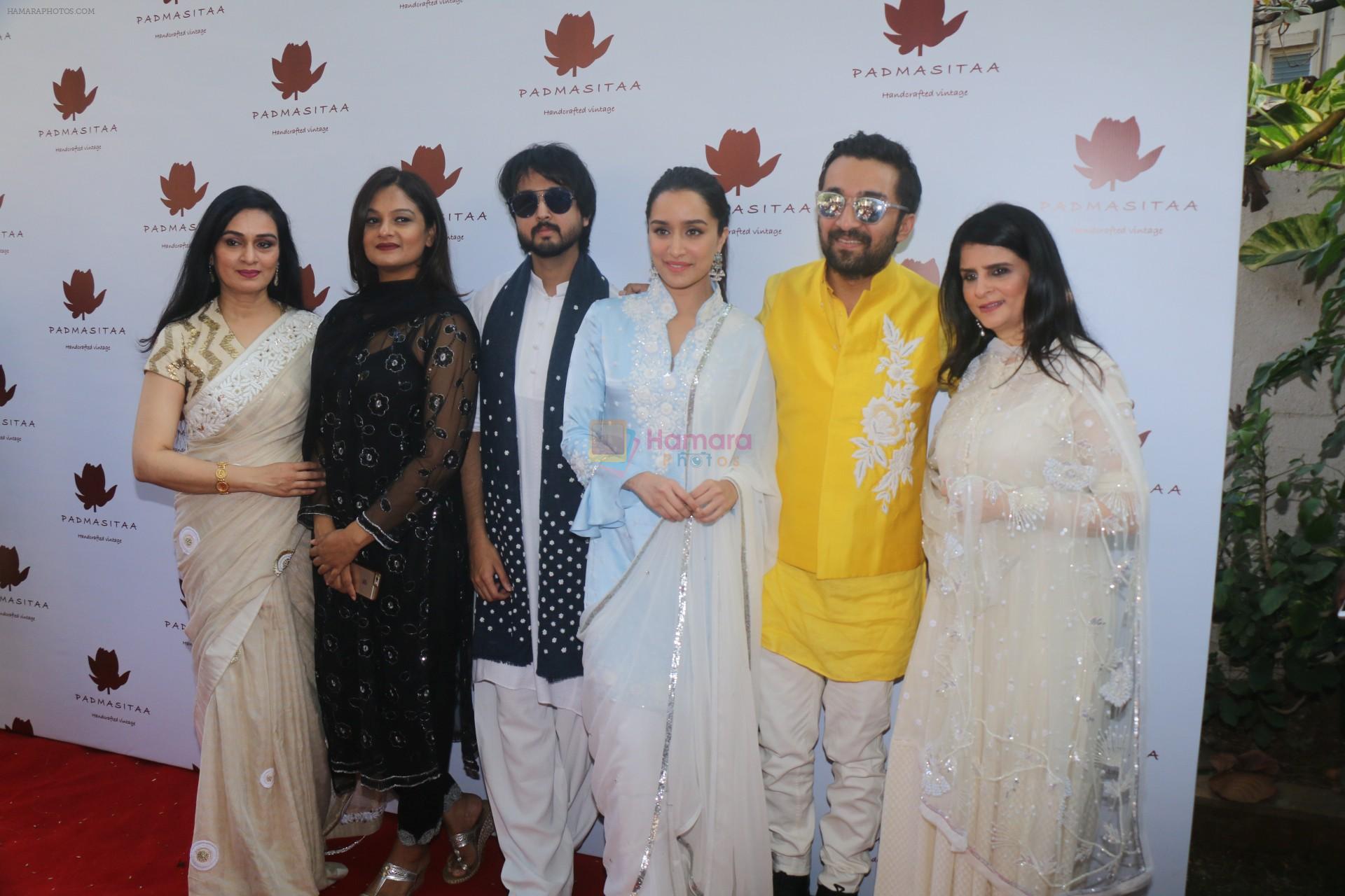 Shraddha Kapoor, Padmini Kolhapure at the Special Event Of Padmasitaa,A Clothing Line Of Padmini Kolhapure And Sita Talwalkar in Riviera Garden on 25th Jan 2018