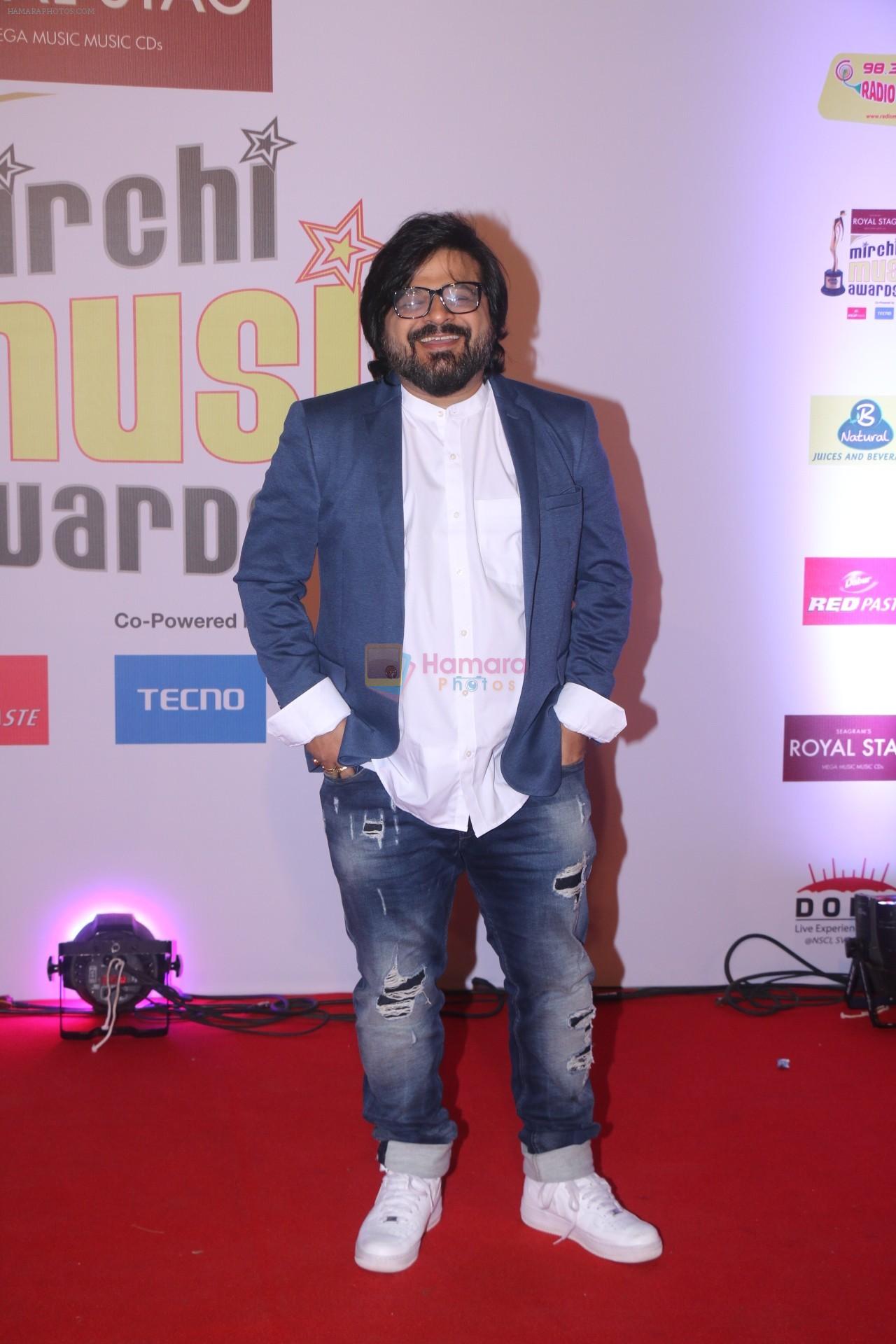 Pritam Chakraborty at Mirchi Music Awards in NSCI, Worli, Mumbai on 28th Jan 2018