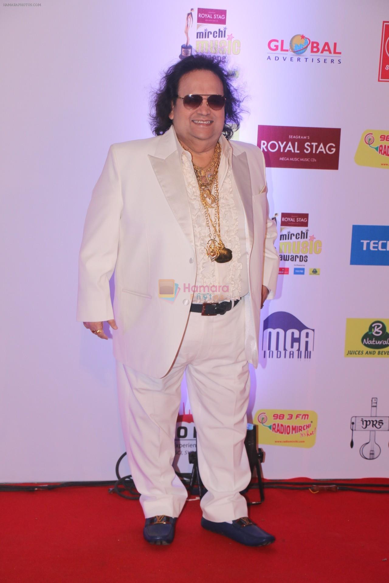 Bappi Lahiri at Mirchi Music Awards in NSCI, Worli, Mumbai on 28th Jan 2018