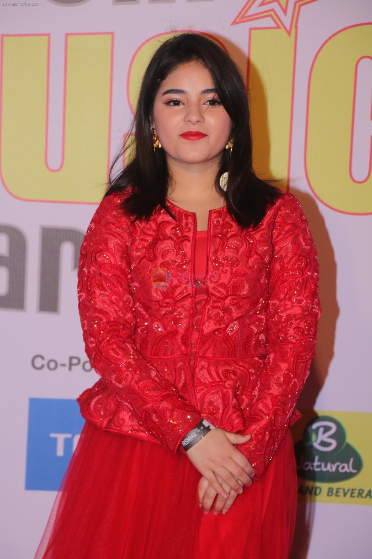 Zaira Wasim at Mirchi Music Awards in NSCI, Worli, Mumbai on 28th Jan 2018