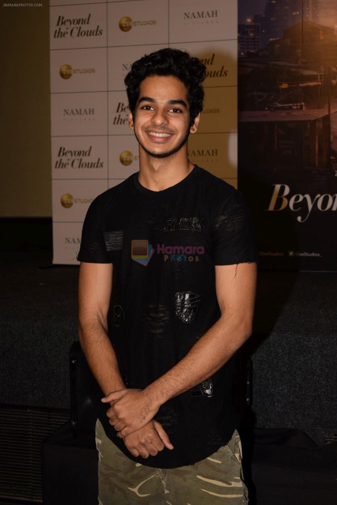 Ishaan Khatter at the Trailer launch of film Beyond the Clouds on 29th Jan 2018