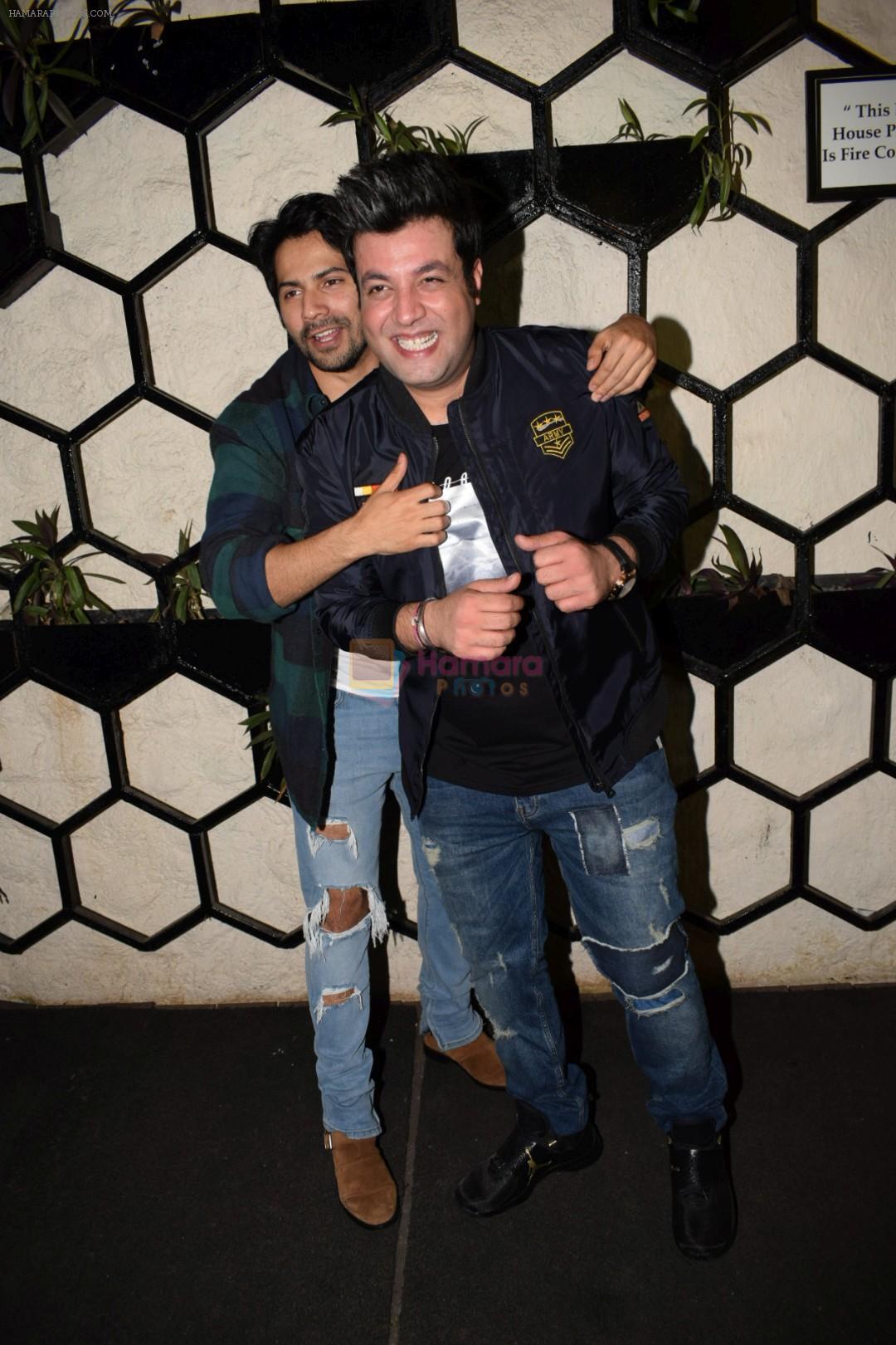 Varun Dhawan at Actor Varun Sharma Birthday Party on 4th Feb 2018