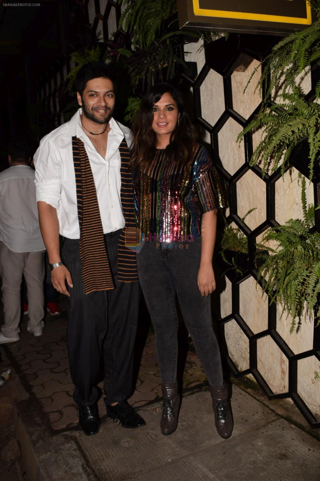 Richa Chadda, Ali Fazal at Actor Varun Sharma Birthday Party on 4th Feb 2018