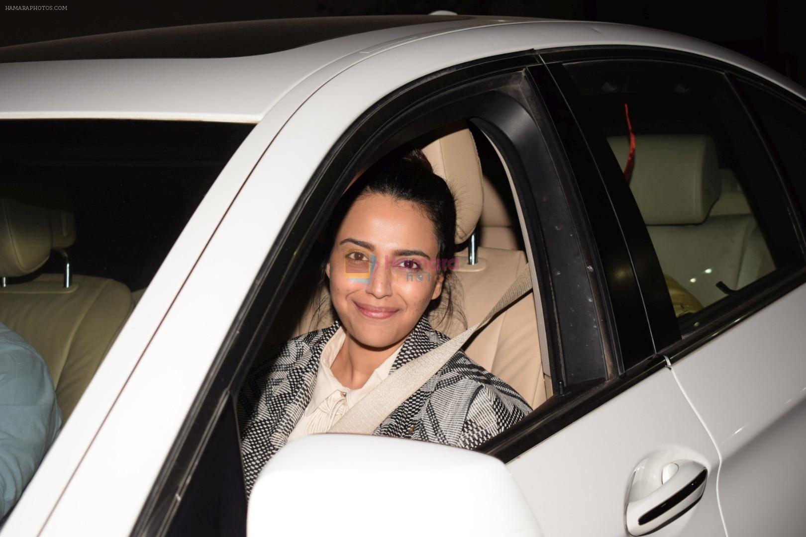 Swara Bhaskar at the Special Screening Of Movie Padman on 5th Feb 2018