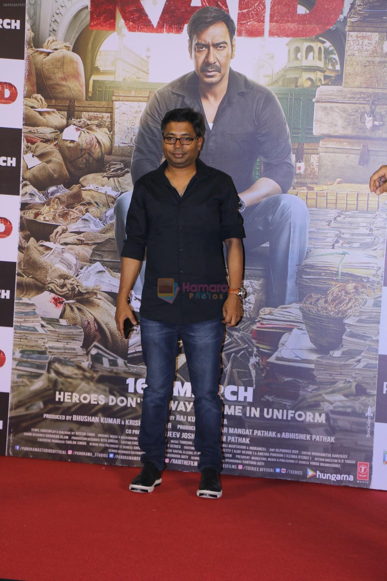 Raj Kumar Gupta at the Trailer launch of film Raid at PVR, Juhu,Mumbai on 5th Feb 2018