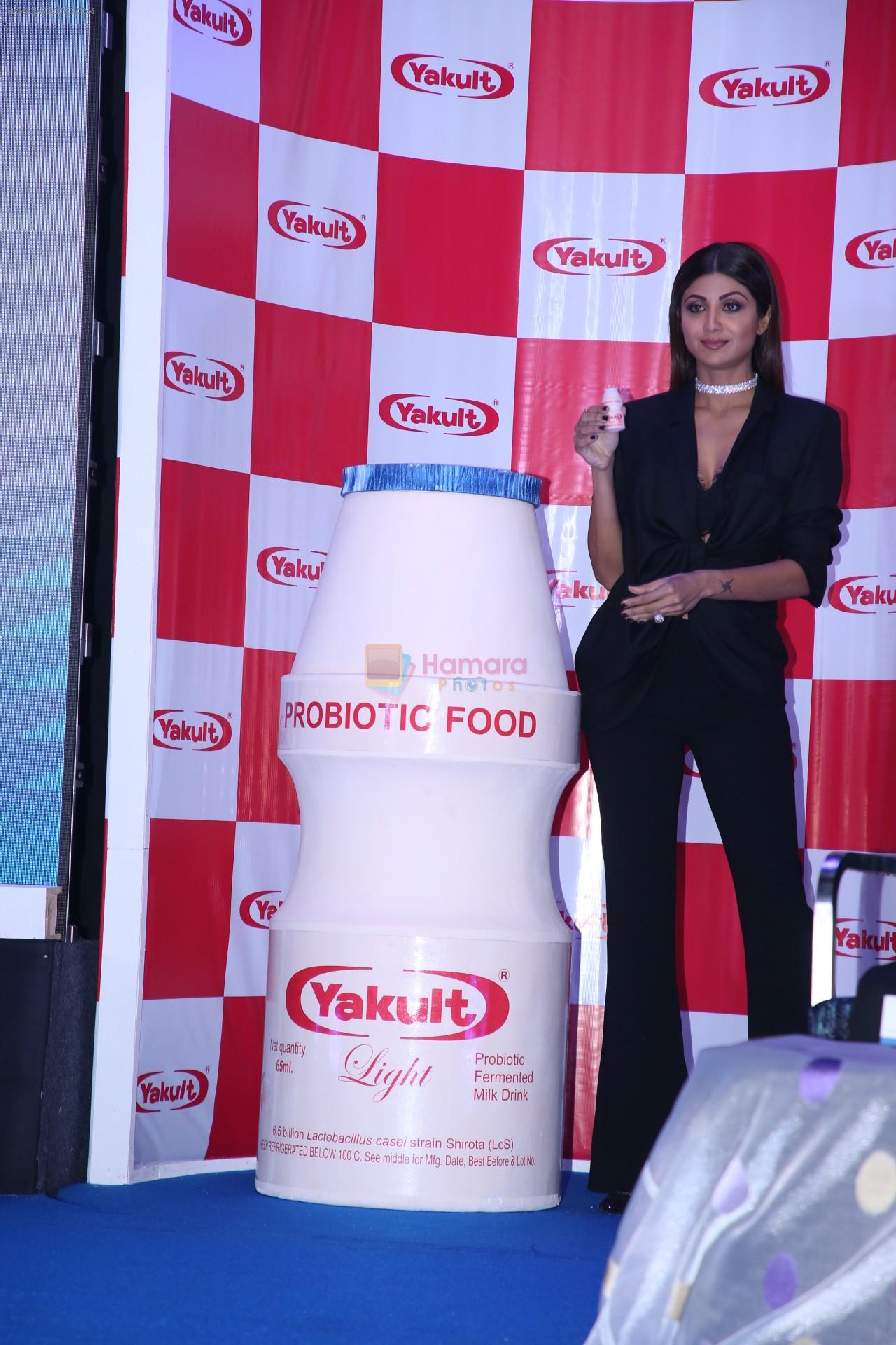 Shilpa Shetty unveil new Yakult Light product by Azhar Khan in Novotel on 8th Feb 2018