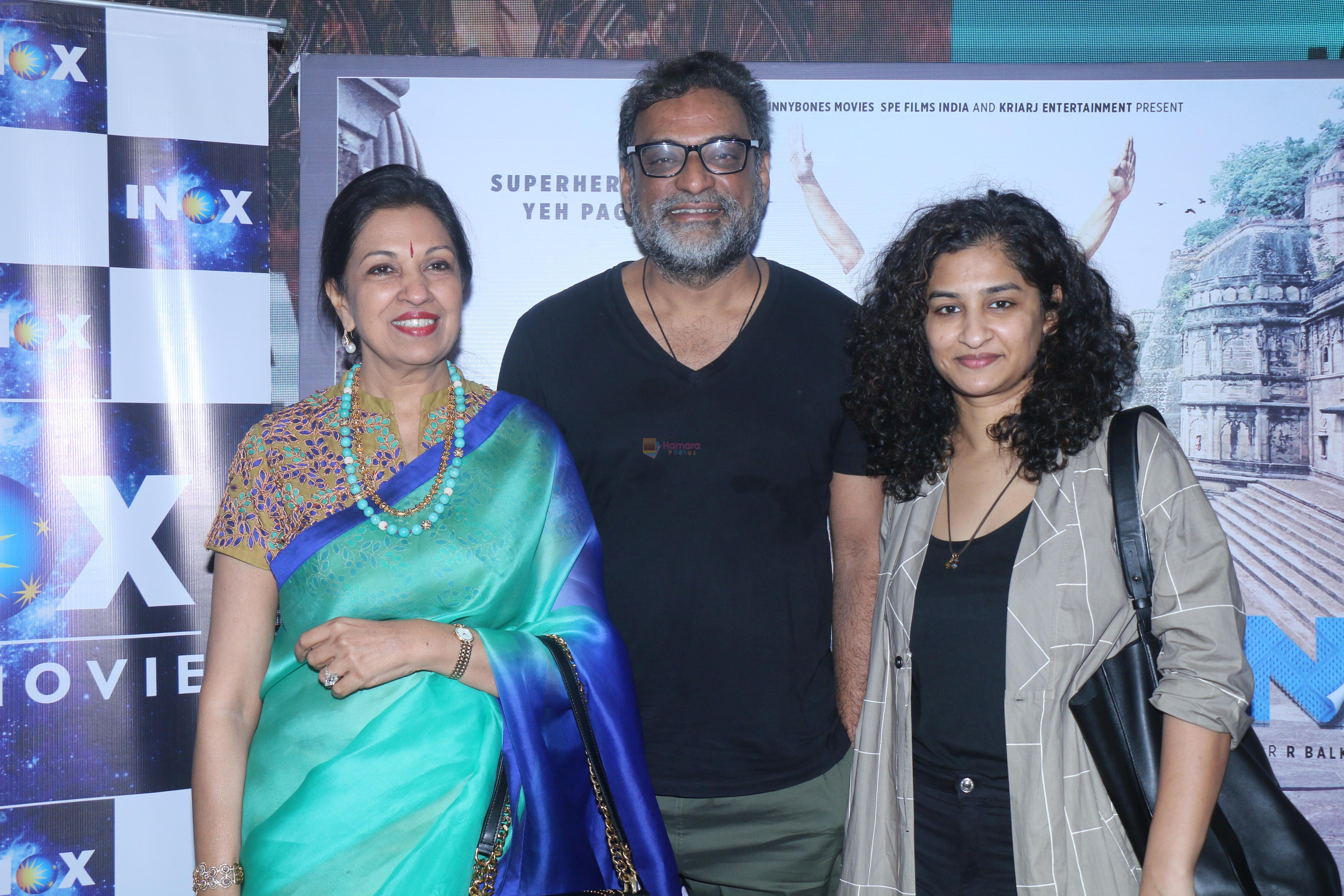 R Balki, Gauri Shinde attend the special screening of Padman hosted by IMC Ladies Wing in Inox Nariman point on 8th Feb 2018