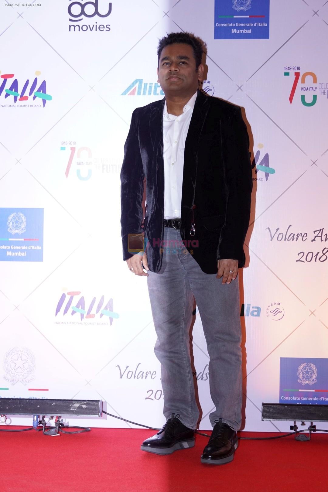 A R Rahman at Red Carpet Of Volare Awards 2018 on 9th Feb 2018