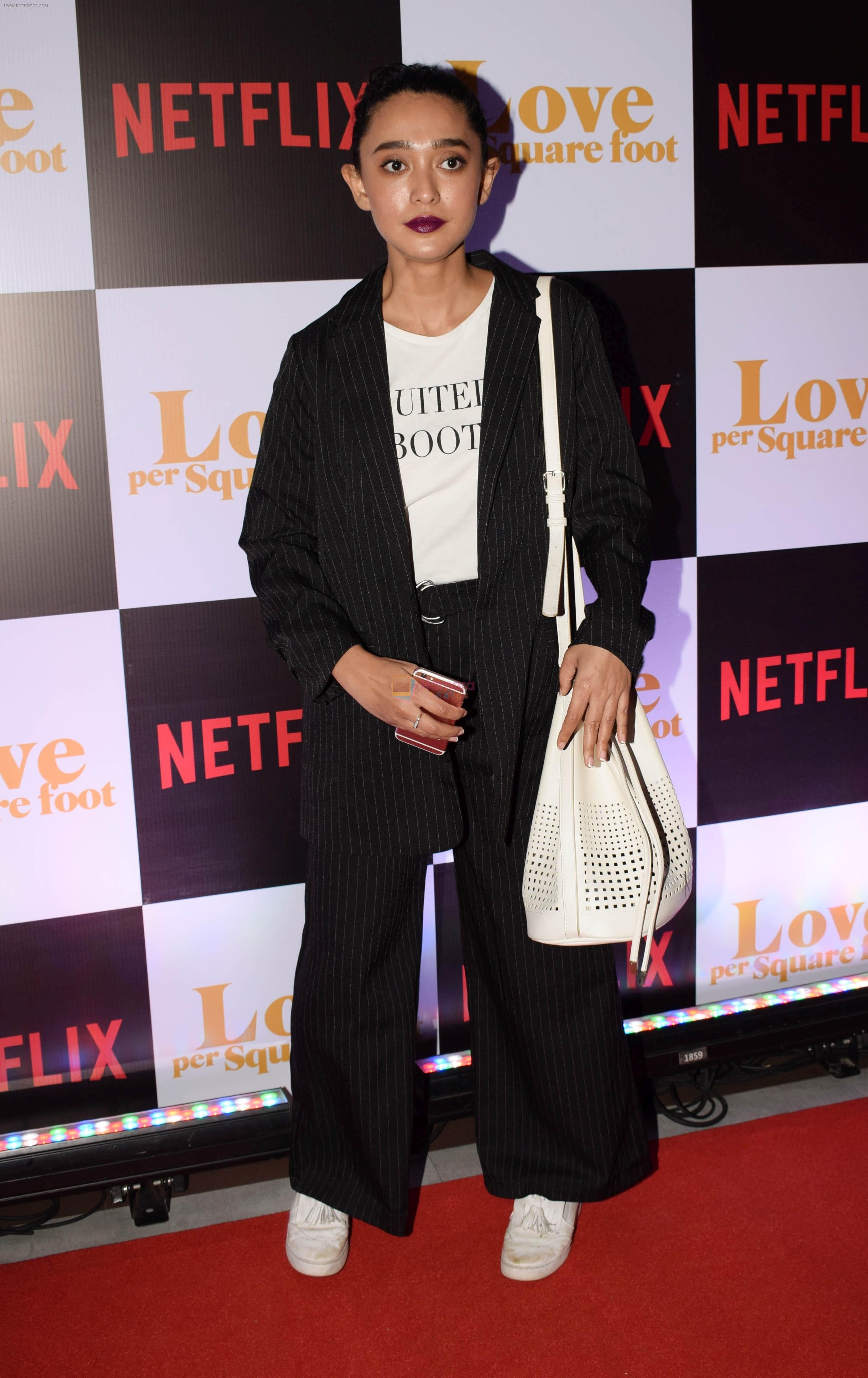 Sayani Gupta at the Screening of Ronnie Screwvala's film Love per square foot in Cinepolis, Andheri, Mumbai on 10th Feb 2018