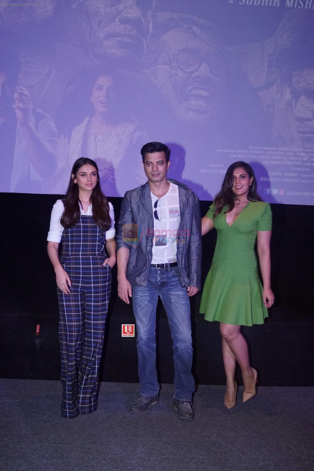Richa Chadda, Rahul Bhat, Aditi Rao Hydari At Trailer Launch Of Film Daas Dev on 14th Feb 2018