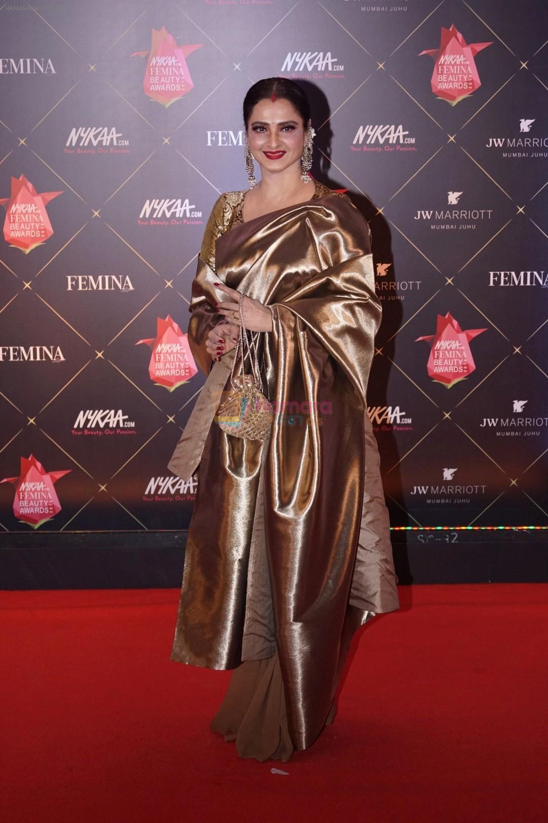 Rekha at Femina Beauty Awards 2018 on 15th Feb 2018