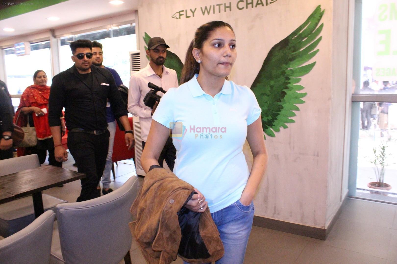 Sapna Chowdhary Spotted at Airport on 17th Feb 2018