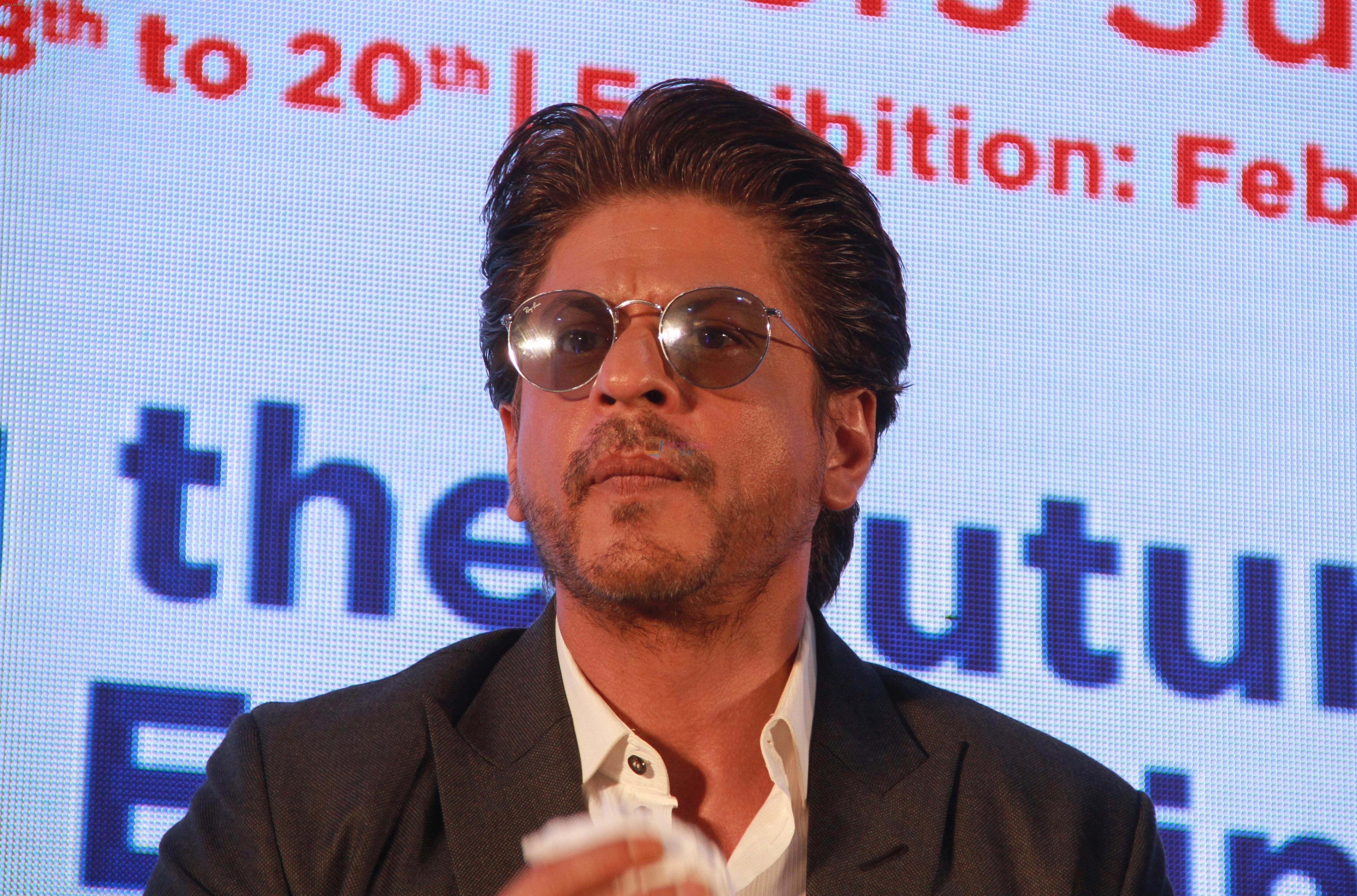 Shahrukh Khan attends the Media shaping the future & entertainment in Magnetic Maharshtra in bkc Mumbai on 20th Feb 2018